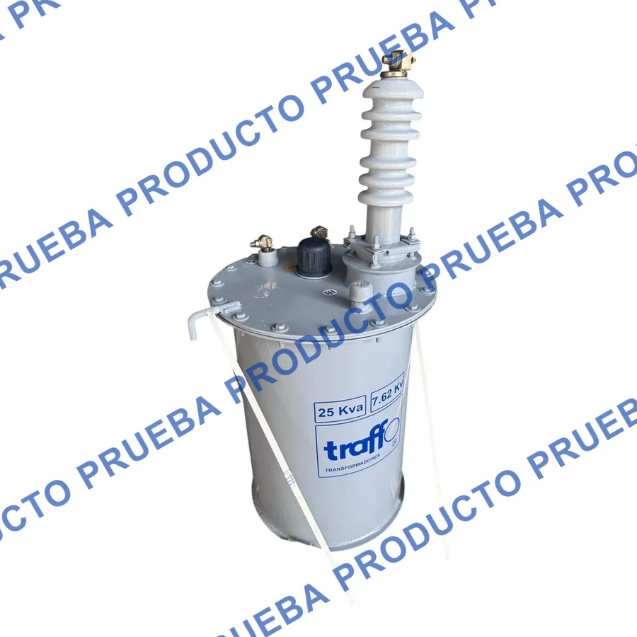 Transformador bifásico 25 kVA (producto de prueba)