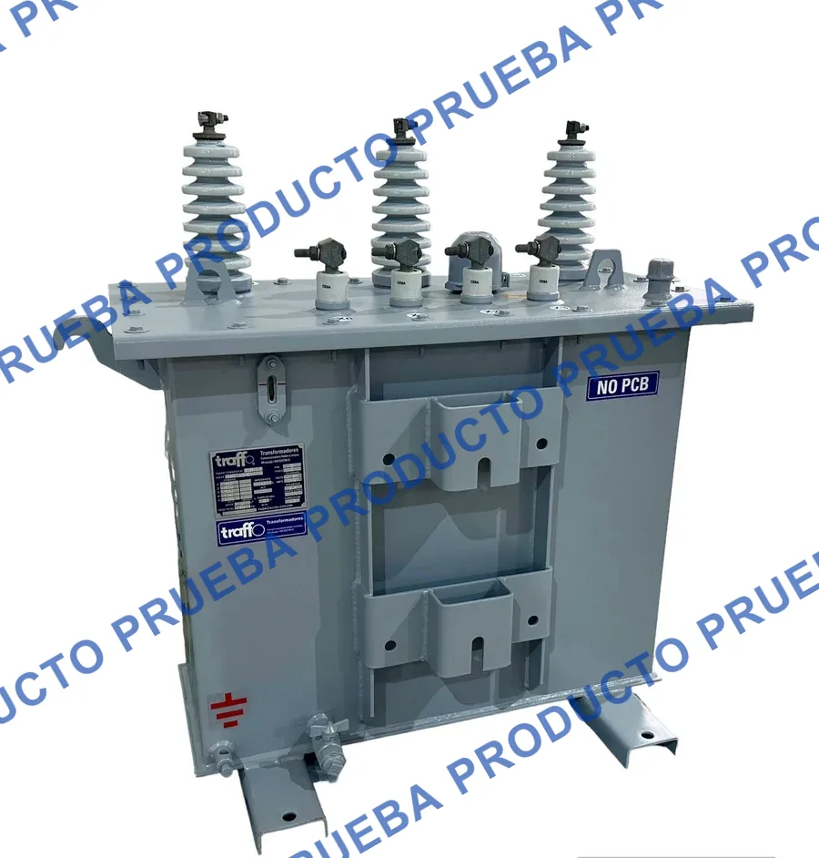 Transformador monofásico 100 kVA (producto de prueba)